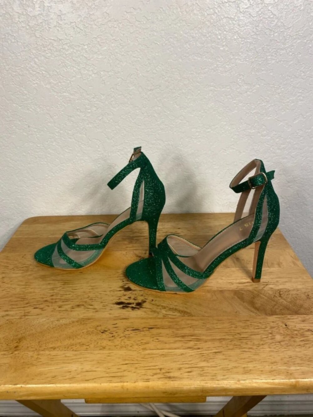 Sparkly Green Shoes